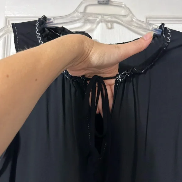 Max Studio Daisy Pattern Sleeveless Tiered Summer Dress - Picture 6 of 14